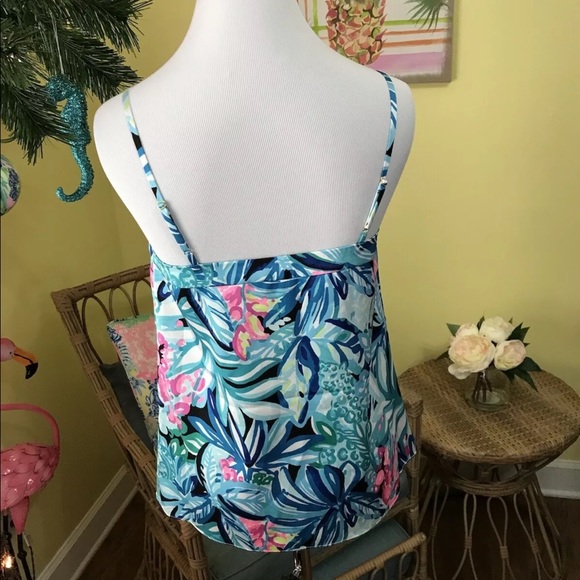 Lilly Pulitzer NWT Margaery Easy Fit Cami Top Hype It Up Maldives Size XXS - Picture 5 of 5